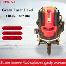 Niveau Laser vert 4D de haute précision 360, auto nivelant, Guide Laser 3D, lignes transversales horizontales et verticales