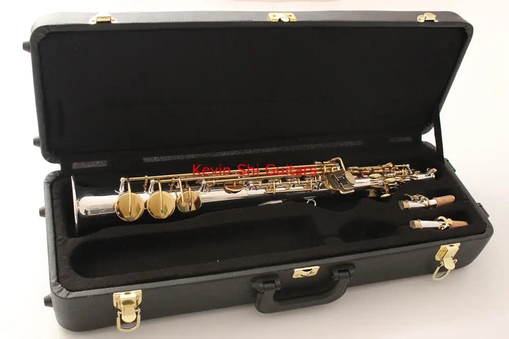 Yanagisa S-9930 сопрано Си-мажор прямой саксофон YANAGISA серебряный сплав Саксофон сопрано Sax перламутровые ключи сопрано саксофон