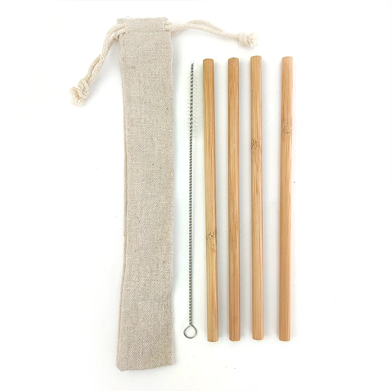 Bamboo straw set (2)