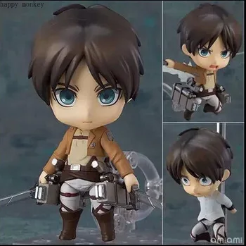 

Cute Attack On Titan Eren Jaeger PVC Action Figure Model Collection Toys