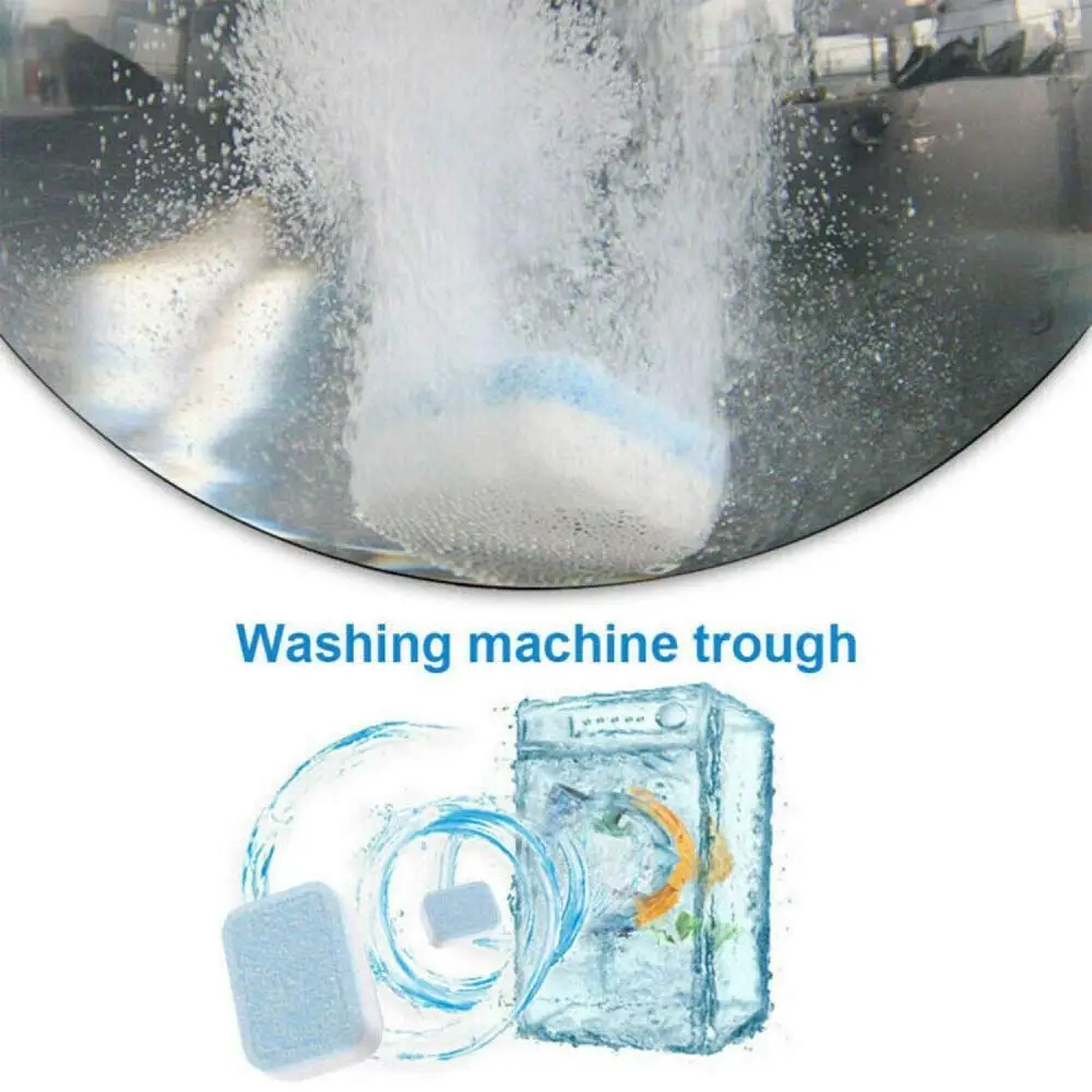 Washing Machine Cleaner Washer Cleaning Detergent Effervescent Tablet Washer Cleaner Useful Cleaning Remover Laundry Supplies