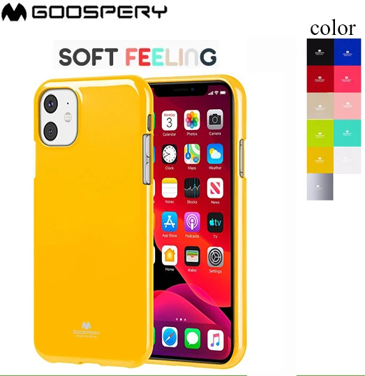 Mercury Goospery Colorful Jelly Flexible TPU Soft Cover Case For Samsung Galaxy S22 S21 S20 Ultra Plus FE S22+ S21+ S20+ 5G classic galaxy s22 ultra case