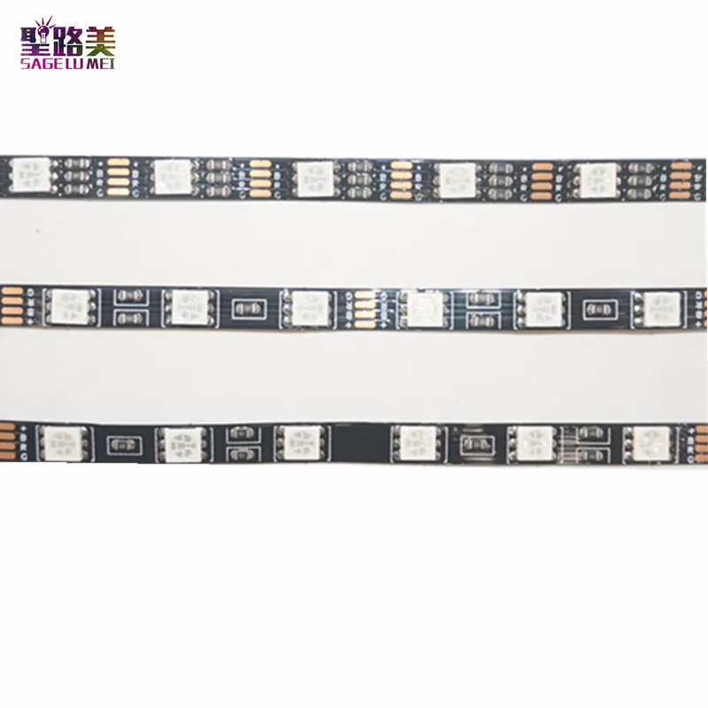 5 в 12 В 24 5050 60 светодиодов/м 300 светодиодов белый/теплый белый/RGB Светодиодная лента