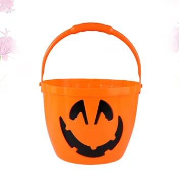 

Single Large Size Practical Halloween Plastic Pumpkin Jack-O-Lantern LED Lantern Light for Indoor Outdoor Halloween Party Decor