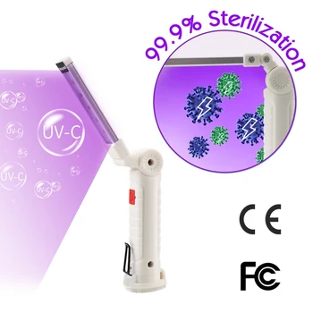 

Handheld UVC Sterilizer Lamp Sterilization Disinfection Rod Foldable Germicidal UV Bulb UV Light UV Built in Battery