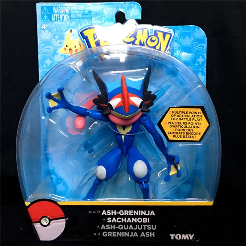 TAKARA TOMY, POKEMON Ash's Greninja, фигурка, коллекция игрушек, Покемон, фигурка, игрушки, подарки для детей, мальчиков, суставы, подвижные