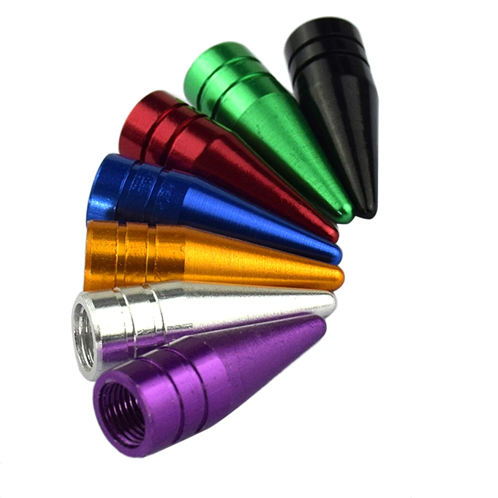 4Set Valve Stem Cap Aluminum Tire Air Car Truck Bike SUV Wheel