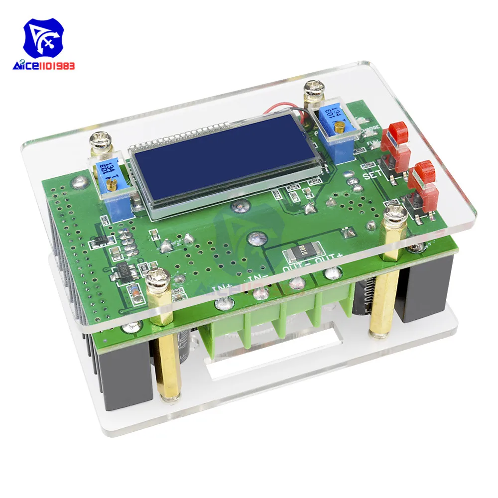 Diymore CC/CV Регулируемая DC 10 60V DC/DC 32 в пост 10A модуль ldo понижающего преобразователя