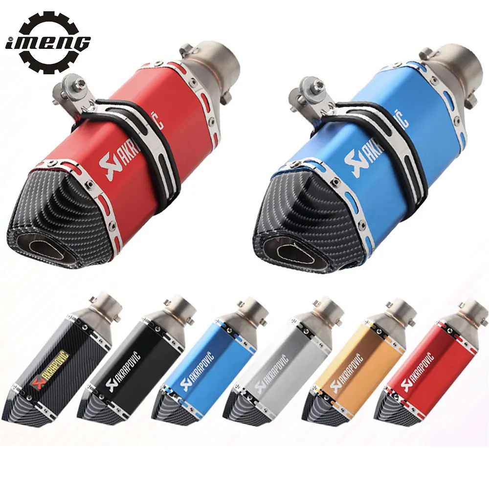 

#z13 Akrapovic exhaust with DB killer for yamaha tracer 900 fz1n fjr1300 r6 2003 r1 cygnus viragi vmax 1200 banshee raptor
