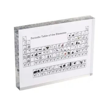 

Real Elements Kids Gift Acrylic Periodic Table Showing Children Education School Day Teacher Birthday Gift Cycle Table Display