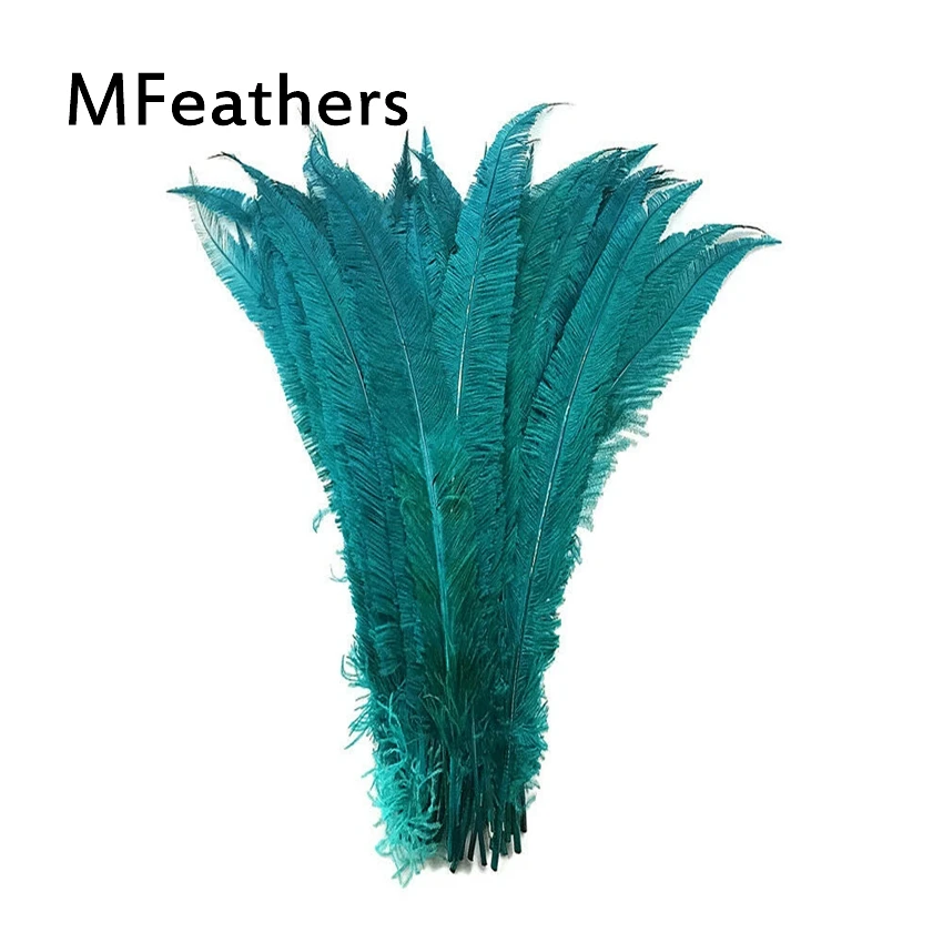 MFeathers 50 шт./лот 50-55 см(20-22 дюйма) Черный Страус Nandu Trimed перья для шляп/ремесел Свадебные украшения карнавал плюсы