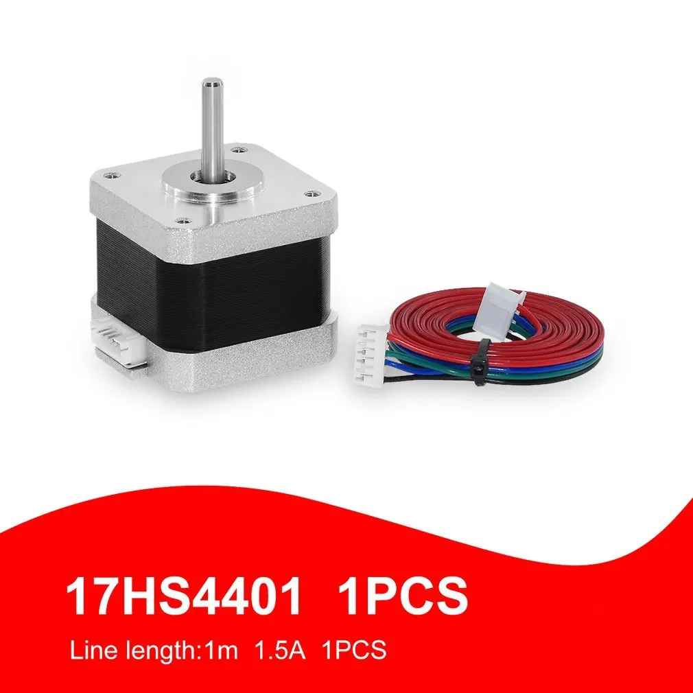 17HS4401 4-привести Nema 17 шагового двигателя 42 двигатель 42bygh 1.5A с DuPont line 1 м провода CE станками лазерной и 3D-принтеры двигателя