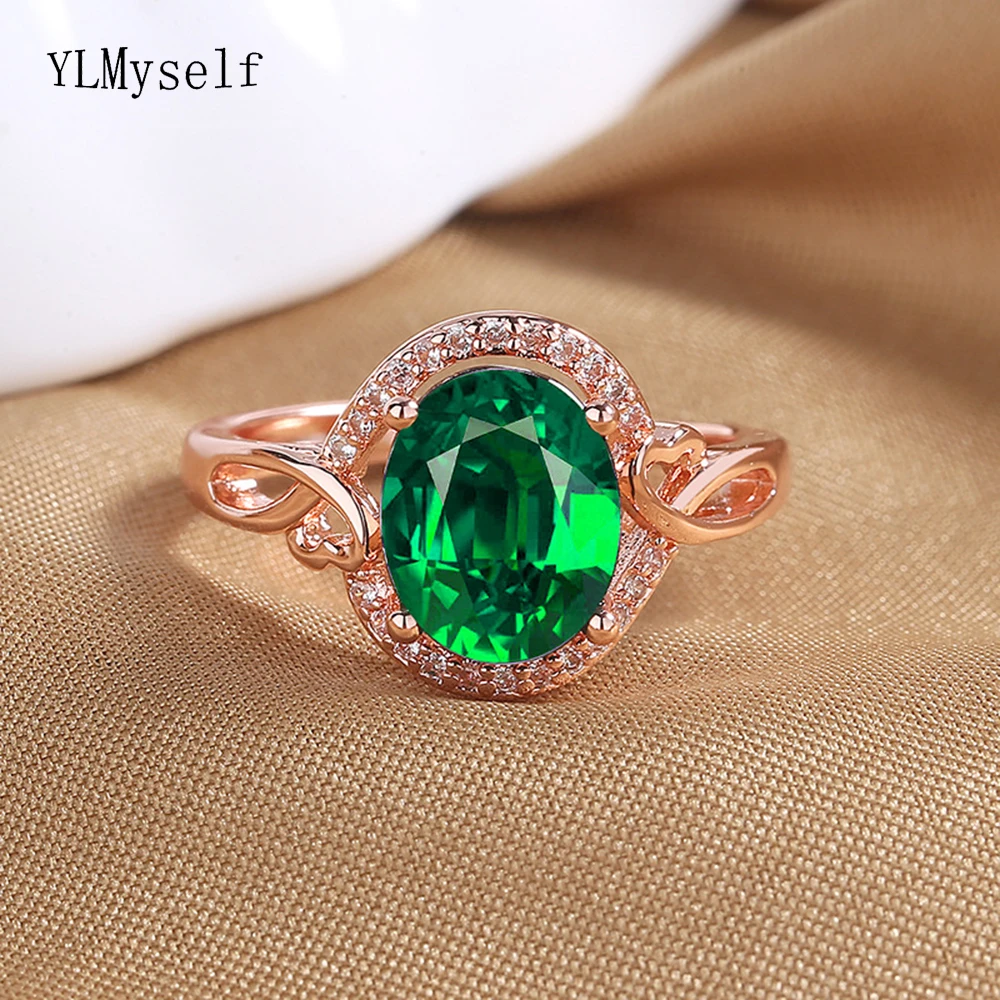 Цена за 12 шт. кольцо оптовый поставщик латунные розовые золотые паве 8*10 мм