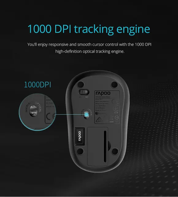 - 1000dpi - 2.4g Optical Receiver Wireless Mouse Reliable Office M10plus Mini Mouse Desktop For Laptop Nano With Usb Rapoo Computer AliExpress