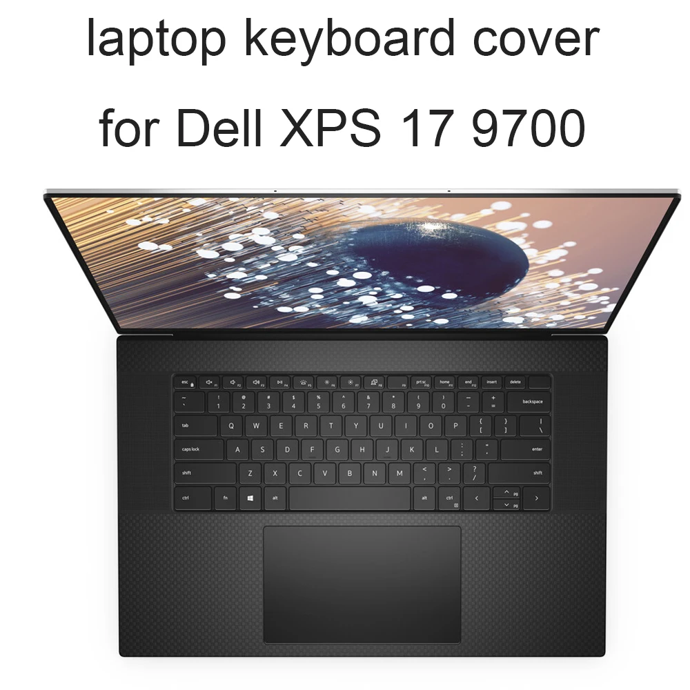 Чехлы для клавиатуры Dell XPS 17 9700 13 9300 с 15 9500 новая зеркальная силиконовая пленка прозрачный защитный чехол