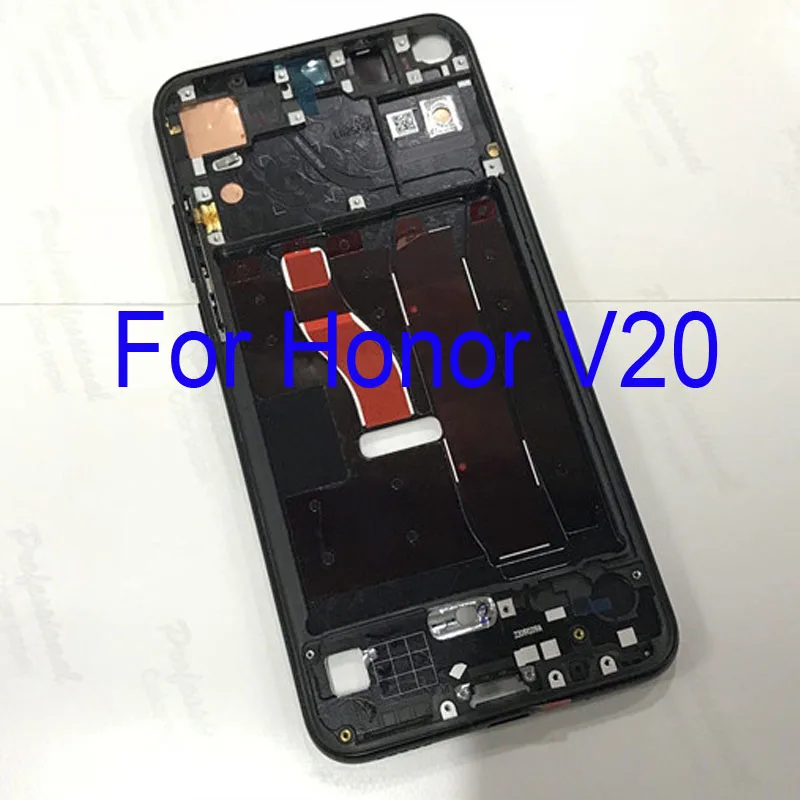 Держатель ЖКД экран передняя рамка для huawei Honor V20 корпус средняя рамка без мощности объем ремонтный набор для трубы