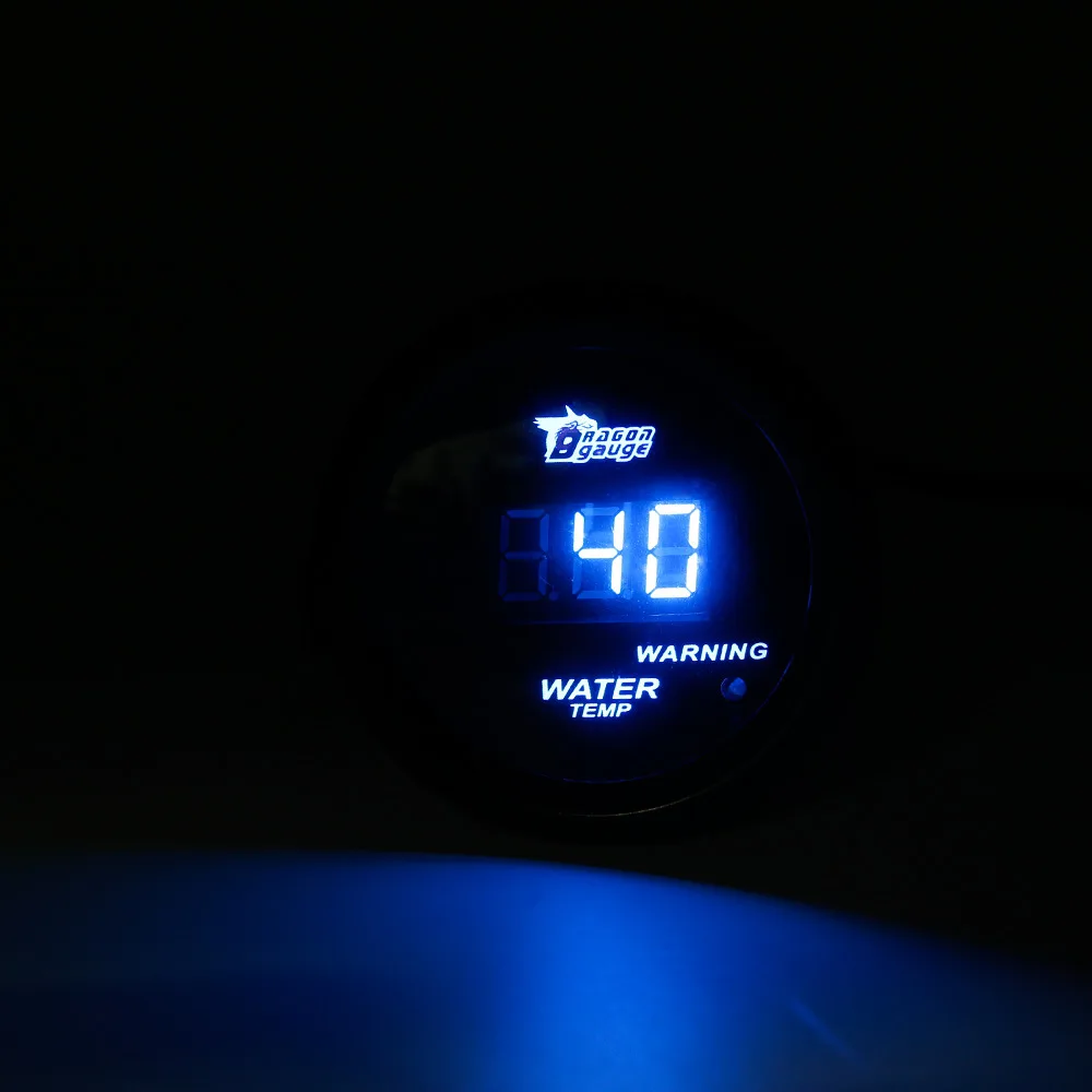 

Car Modified Water Table 2-Inch (52 Mm) Digital Water Thermometer Black Shell