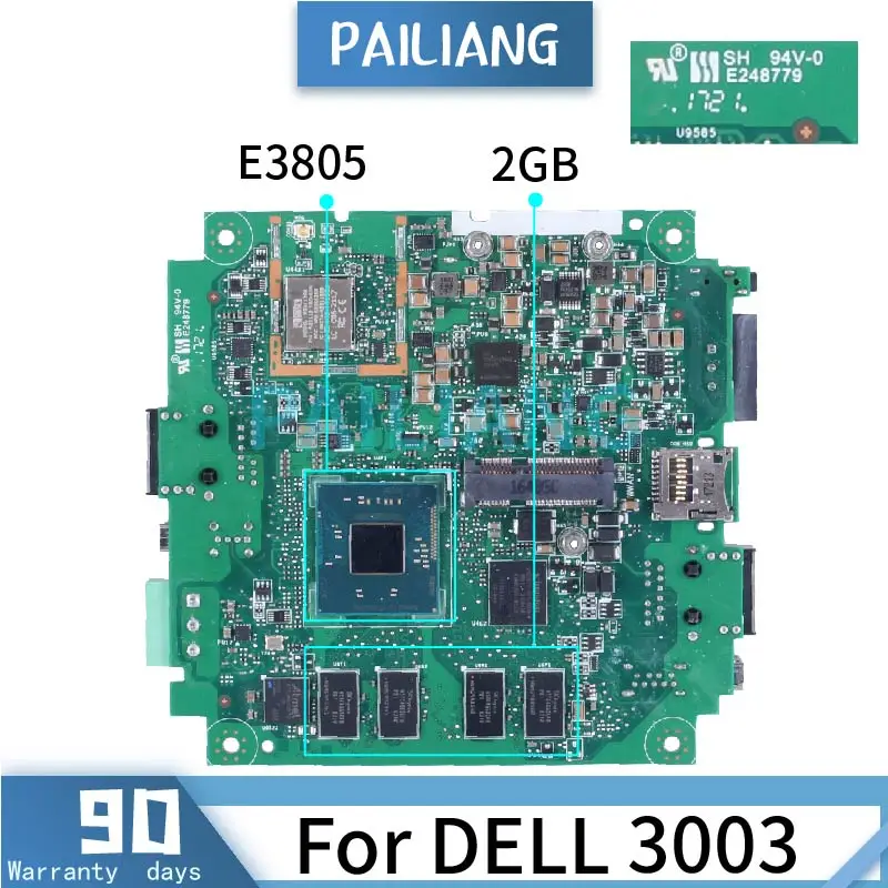 para Dell 3003 E3805 Computador Portátil Placa-mãe 0nv9yy Sr20y 2gb Ram Notebook Mainboard Placa-mãe para notebook - Imagem 2