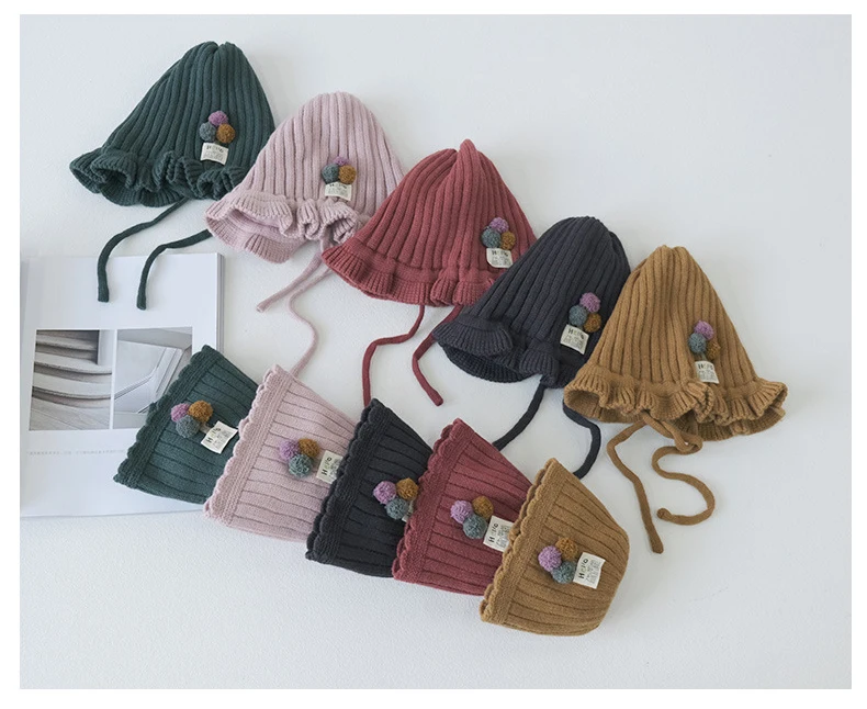 Высококачественная монетница ручной работы, шерстяная вязаная детская сумка-мессенджер, Осень-зима, милая сумка для маленькой девочки, детская теплая вязаная шапка