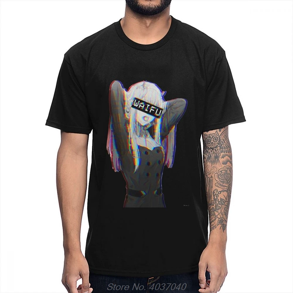 Летняя футболка La Camiseta кэжуал Дарлинг в Franxx Zero Two Waifu мягкая тонкая хлопковая