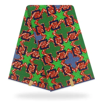 

Popular African real batik wax fabric for sewing clothing SWV525(6yards/pc)