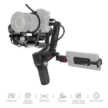 

Zhiyun WEEBILL-S 3 Axis Handheld Gimbal camera Stabilizer smartphone Compatible FOR Sony with TransMount Image Transmitter
