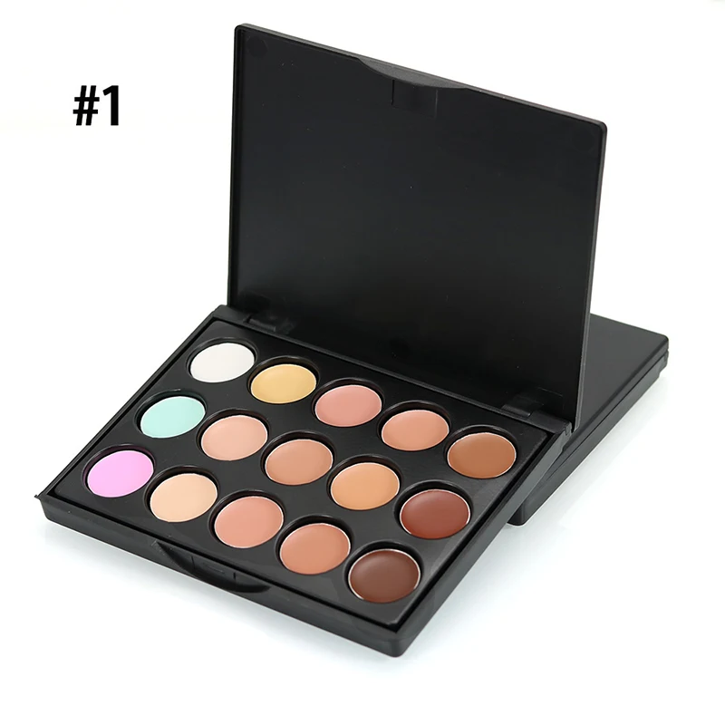 15 Colors Matte Concealer Palette Bronzer Highlighter Concealer Cream Face Corrector Waterproof Shadow Make Up Pallete TSLM2