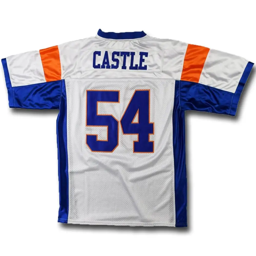 Игровой трикотаж 54 Kevin Thad CASTLE 7 Alex MORAN 100% Прошитые футбольные майки|Джерси для