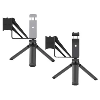 折りたたみ電話ホルダーアダプタクリップ Selfie マウント金属三脚 dji Osmo ポケットハンドヘルドジンバルカメラアクセサリー D08A