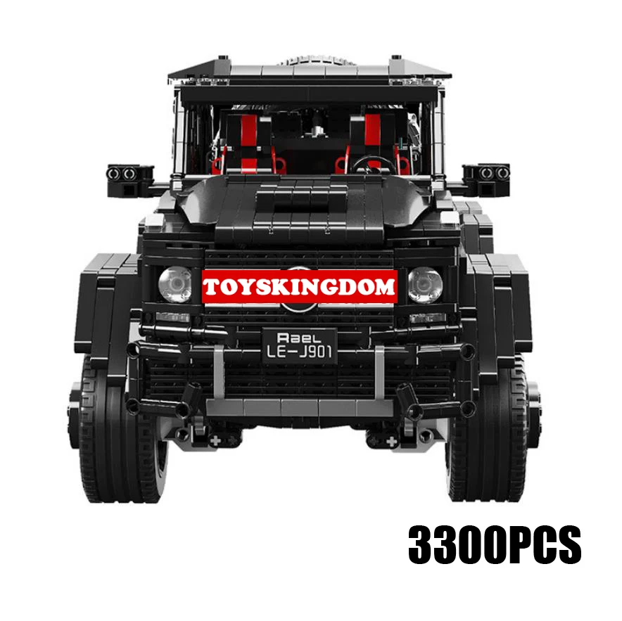 

technics Off-road vehicle building block 1:8 scale benz G63 6-wheeled pickup SUV model bricks toys collection for gifts