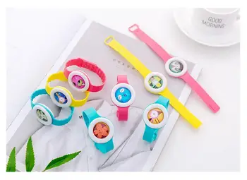 

1000pcs Mosquito Repellent Bracelet With 1 Refill Pellets repellent Band Mosquito Killer Outdoor Insect Bracelet Skin care