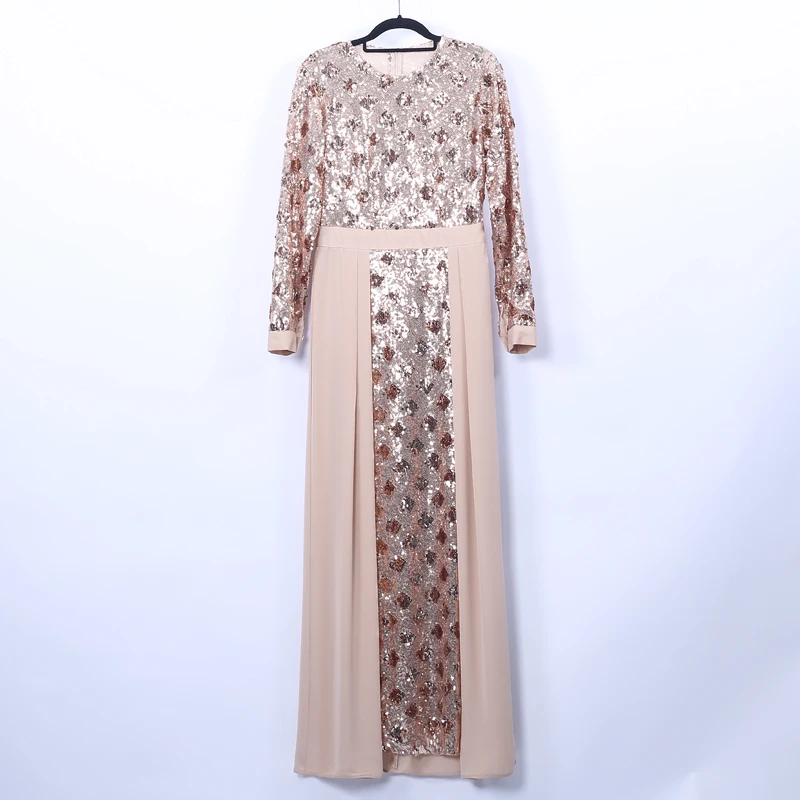 Блестки abaya Дубай мусульманский хиджаб платье кафтан Турецкая мусульманская
