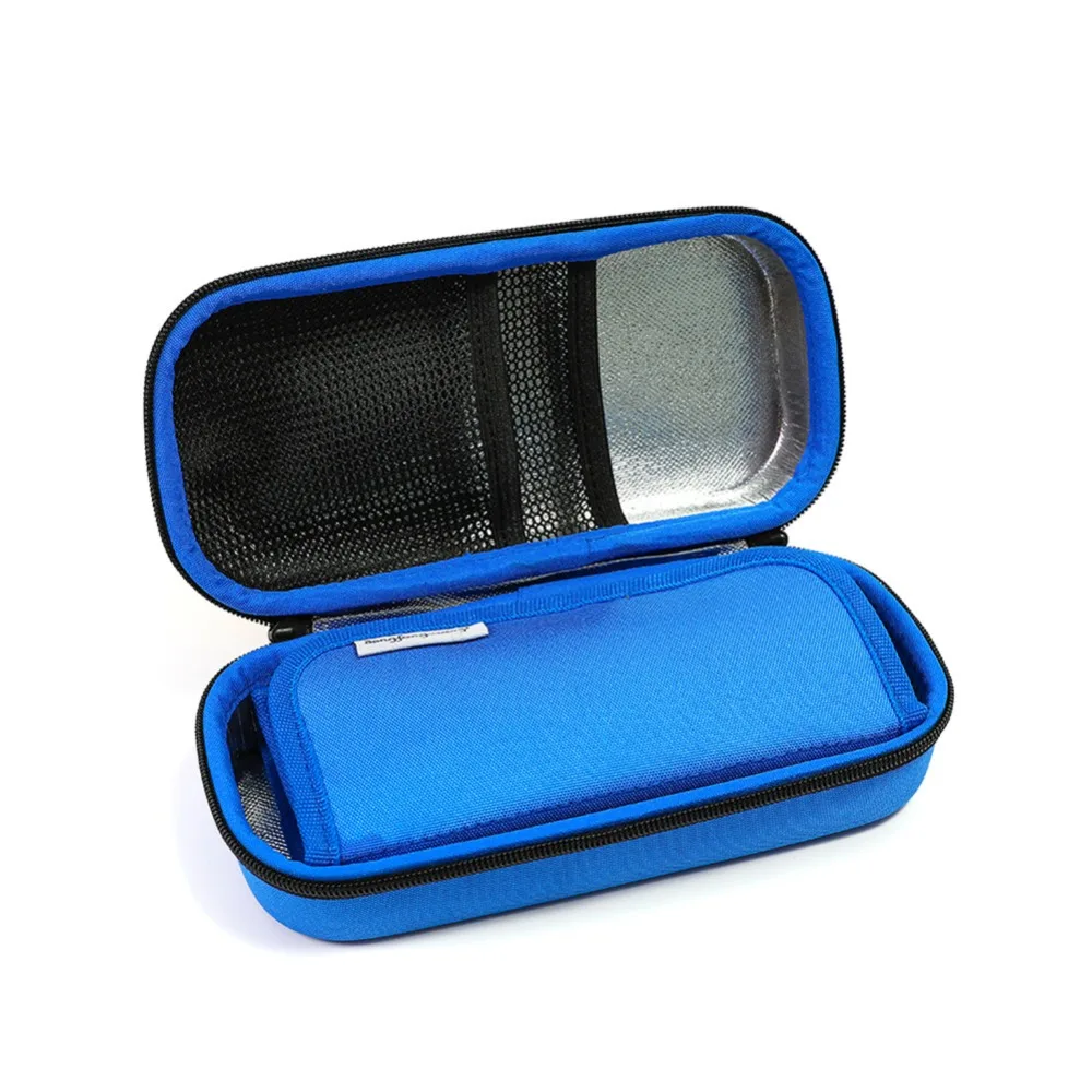 Охладитель инсулина футляр для путешествий диабетический охладитель для лекарств с 3 льдом и изоляцией лайнер сумка для хранения