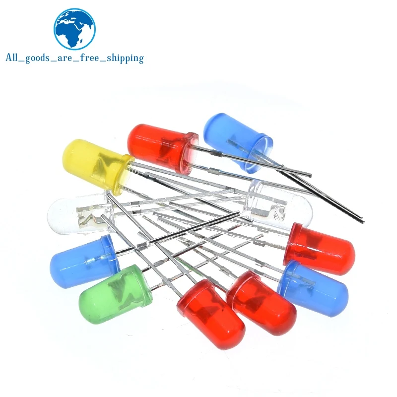 TZT 1000/3000 Stück LED 5 mm weiß/blau/rot/gelb/grün Glühbirnen/5 mm weiße LED-Emissionsdiode F5 mm weiße LED – Detail 13