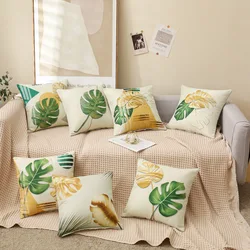 INS Wind Linen Pillow Sunflower Living Room Decoration Bedside Soft Pack Lunch Break Pillow Home Bedside Cushion
