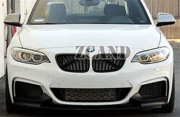 

P style Real Carbon Fiber Front Lip Spoiler For BMW 2-Series F22 M235I M-tech Bumper 2014UP