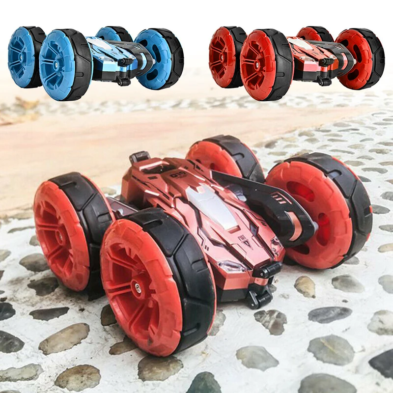 1:24 2,4G высокоскоростной RC двухсторонний трюк автомобиль дистанционное управление взрослые дети игрушки