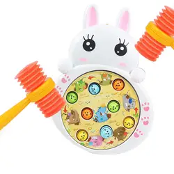 Whack a taupe – jeu de marteau pour enfants, jouets interactifs pour tout petits 1 3 coups de poing, pour 1 4 garçons et filles, Montessori, âge préscolaire 