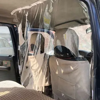 

LUCK PVC Car Protection Partition Screen Taxi Cab Isolation Film Transparent Anti-droplet Protective Film Interior