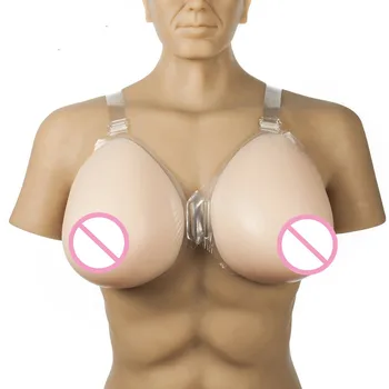 

Huge Silicone Breast Forms KK Cup CD TG Teardrop Boobs Straps-on 6000g Push Up Bra Lingerie Plus Size Women