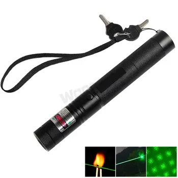 

532nm 5mW Hunting Green Laser Pointer Sight Series Powerful device Adjustable Focus Lazer Lasers 301 303 Pen NO Battery