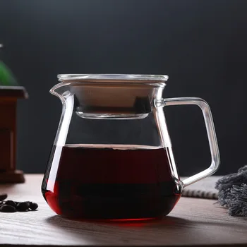 

Classic Sharing Pot 300ml / 600ml Can Be Used with Reusable Filter Hairo Style Style Filter and Other Coffee Hand Pouring Pot