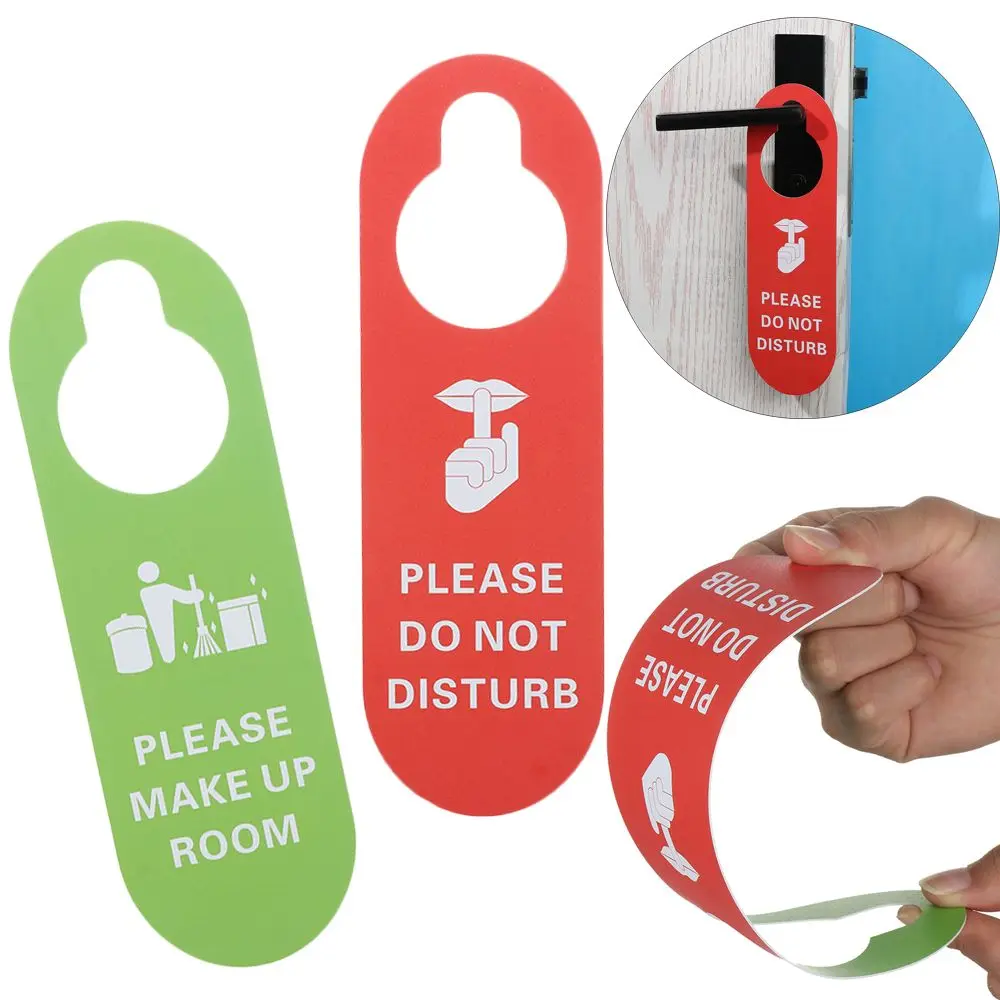 Bulletin Board Tips Tag Make up Room Cleaning Label Door Hanger Tags Knobs Pendant Do Not Disturb Signs | Дом и сад
