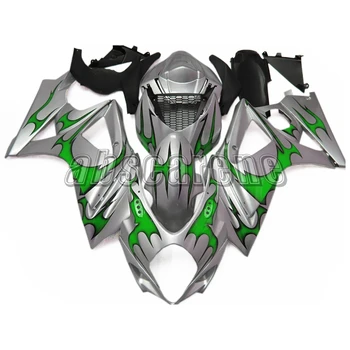 

Complete Fairings for Suzuki GSXR1000 K7 2007 2008 GSXR 1000 K7 07 08 Injection ABS Plastic Cowlings Grey Green Panels Covers