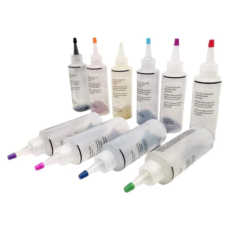 

DIY Tie Dye Kit Kids Tie Dye Art Set One-Step Adults Fabrics Dye Paints Supplies 83XF
