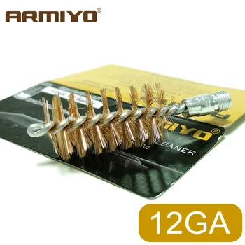 

Armiyo 12GA 12 Gauge 18.5mm Gun Cleaning Brush Barrel Carbon Deposits Cleaner Hunting Accessories Thread 5/16"-26T