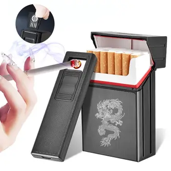 

Fox boutique cigarette case 20 pieces personalized interchangeable tungsten lighter cigarette box