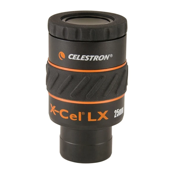 Celestron X-CEL LX окуляры 60 градусов широкоугольная Зрительная труба, телескоп окуляры аксессуары 2,3 мм 5 мм 7 мм 9 мм 12 мм 18 мм 25 мм - Цвет: LX 25mm
