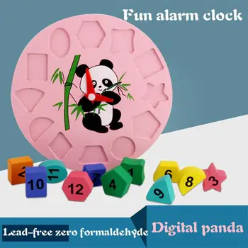 

Best Selling Children's Toys Wooden Blocks Puzzle Early Education Educational Toys Letter Clock 12 Zodiac Number Puzzle Literacy