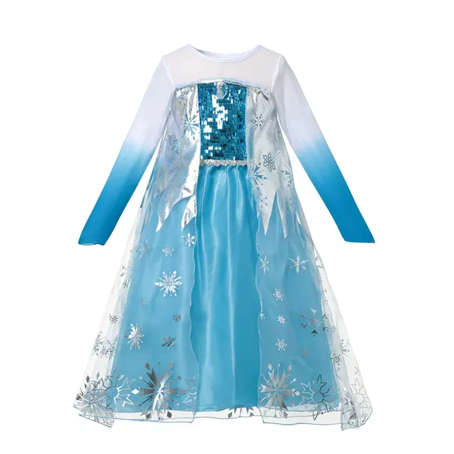 Elsa Princess Dress Halloween Snow 